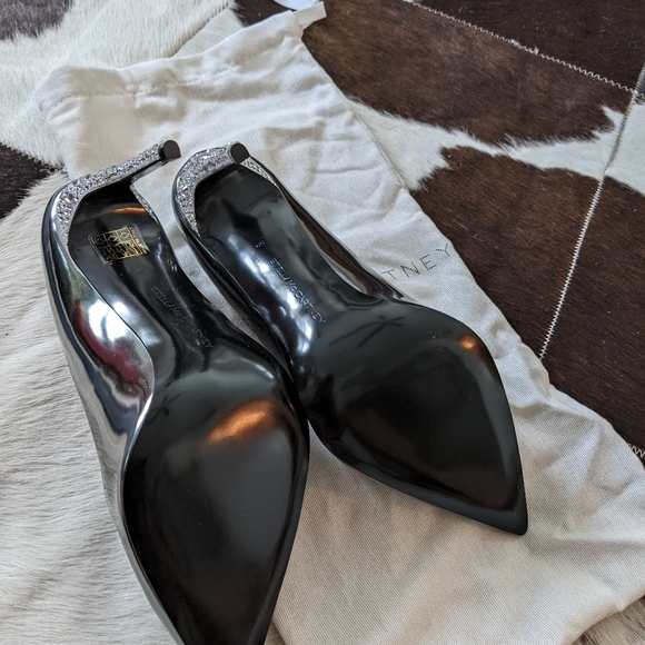 NWT Stella McCartney Crystal Stiletto Pumps - Picture 5 of 11